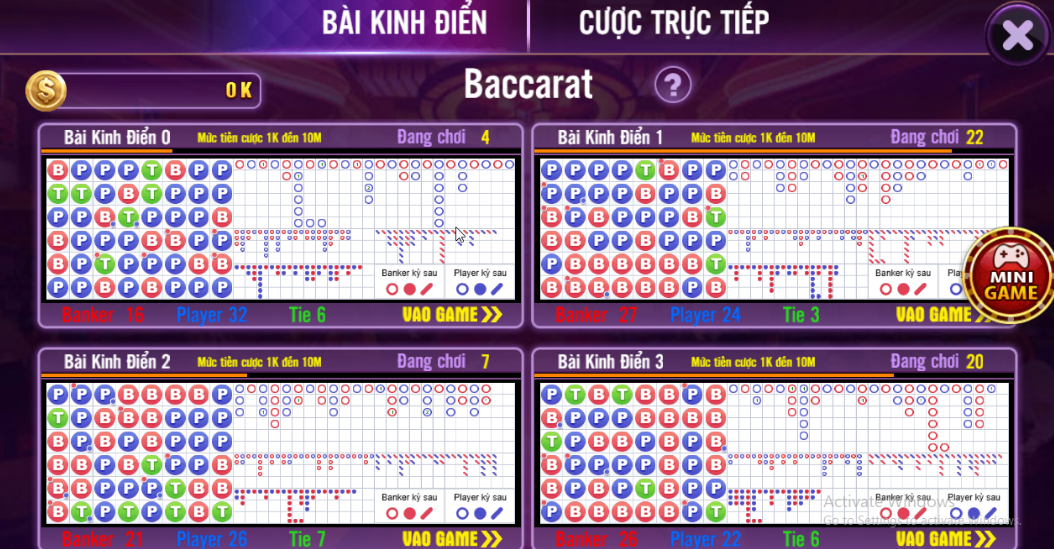 Baccarat Thông Tấn đem đến những giải thưởng hấp dẫn cho người chơi.